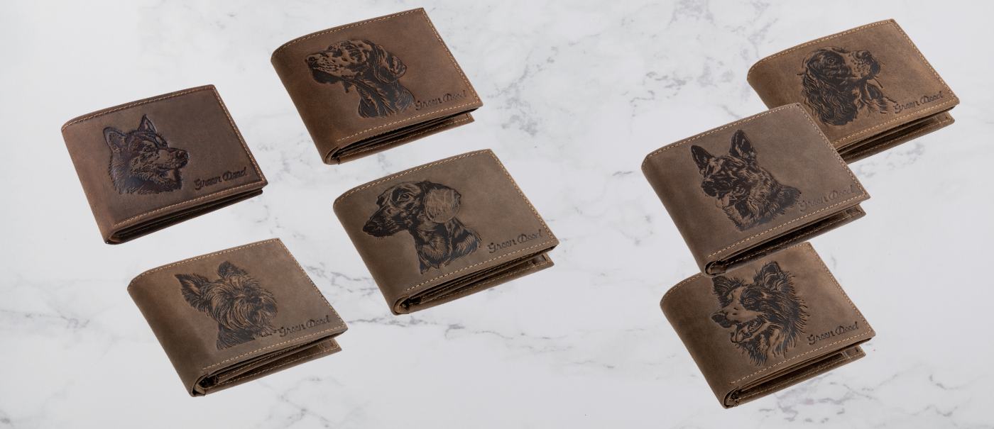 🎄🎁 Surpriza perfectă de Crăciun  – portofele din piele naturală cu model de câine, pisică și cal