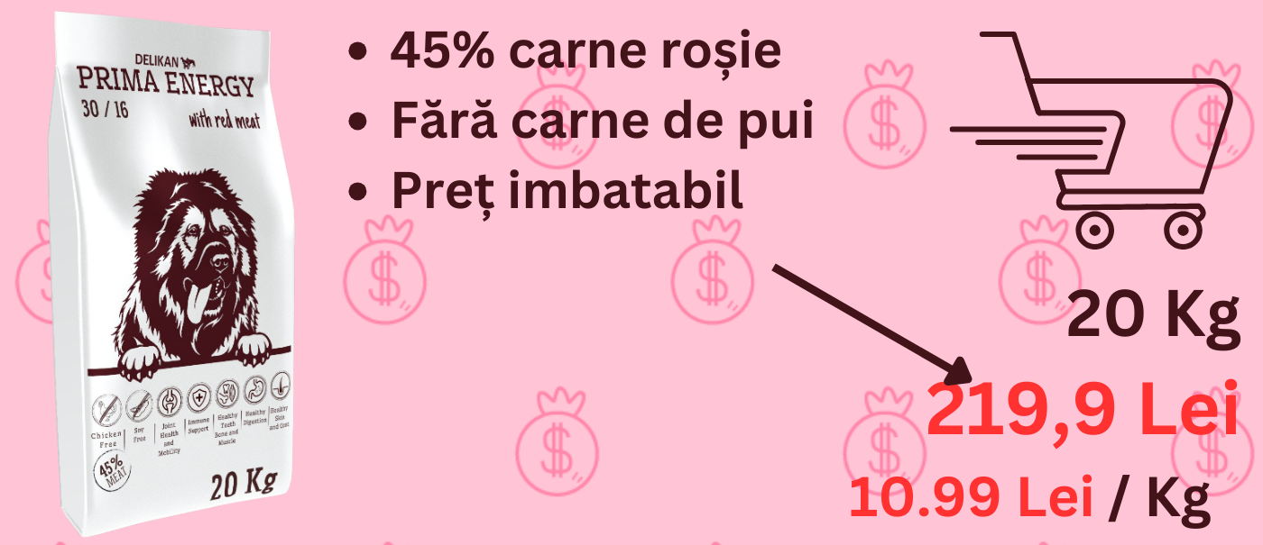 Delikan Prima Energy Red Meat 20 kg