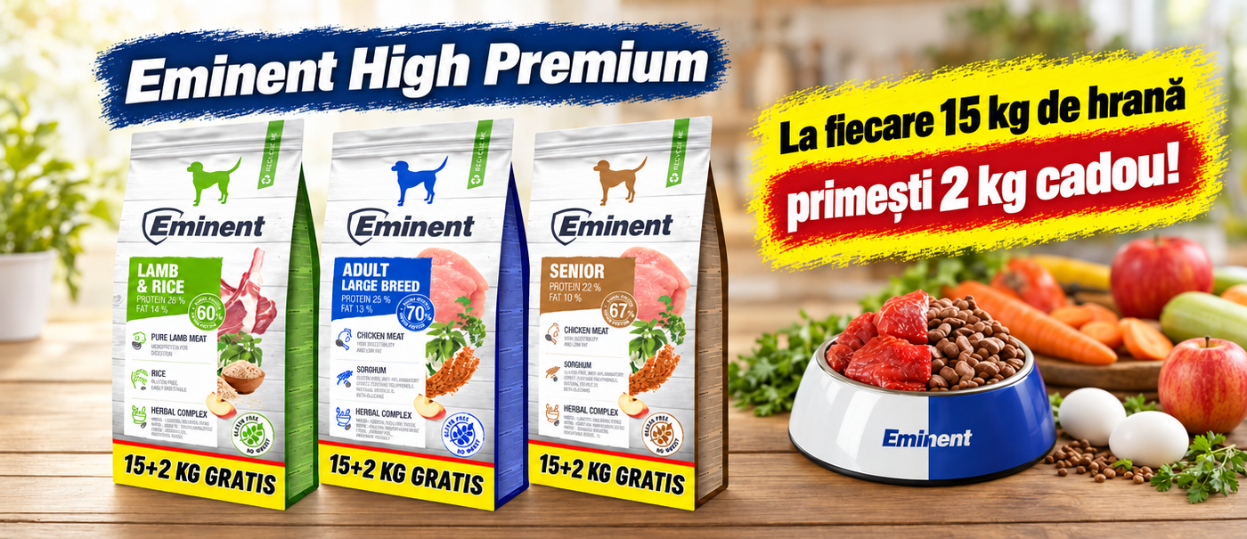 Eminent Hig Premium 15 + 2 kg gratis