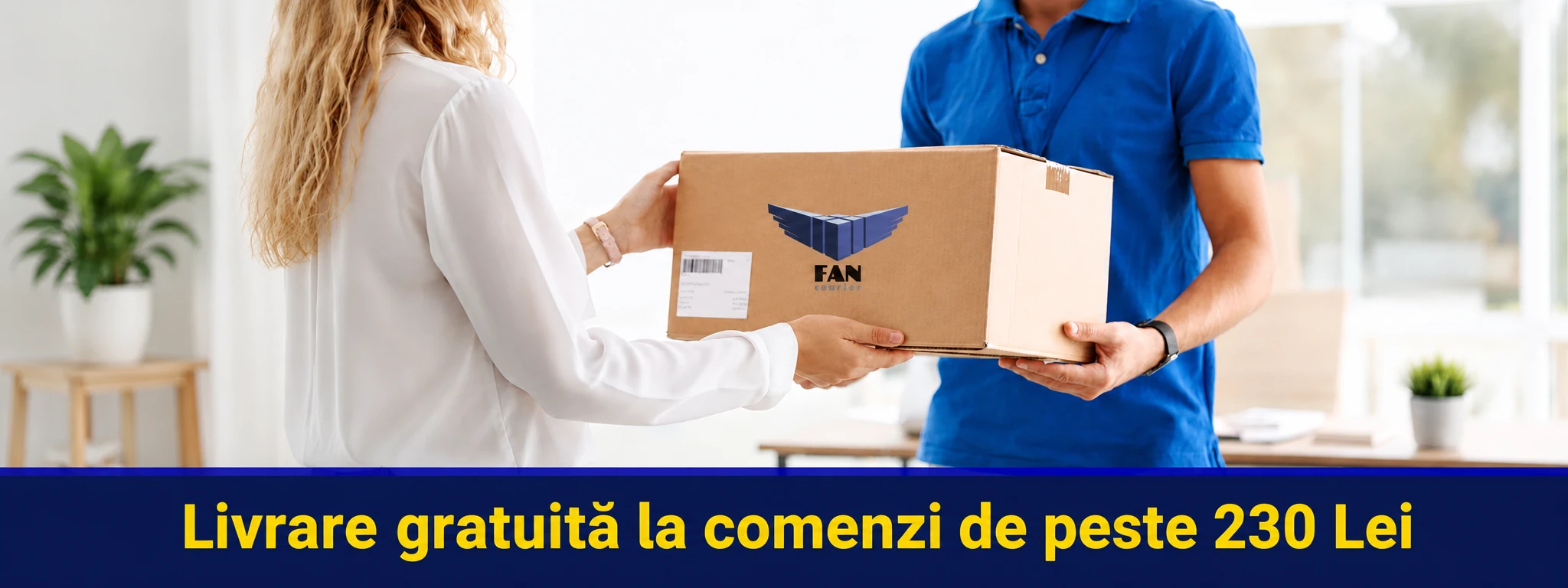 Livrare gratuita la comenzi peste 230 Lei
