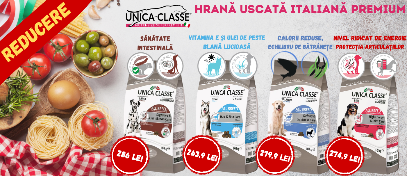 Îngrijire italiană premium pentru câini sensibili