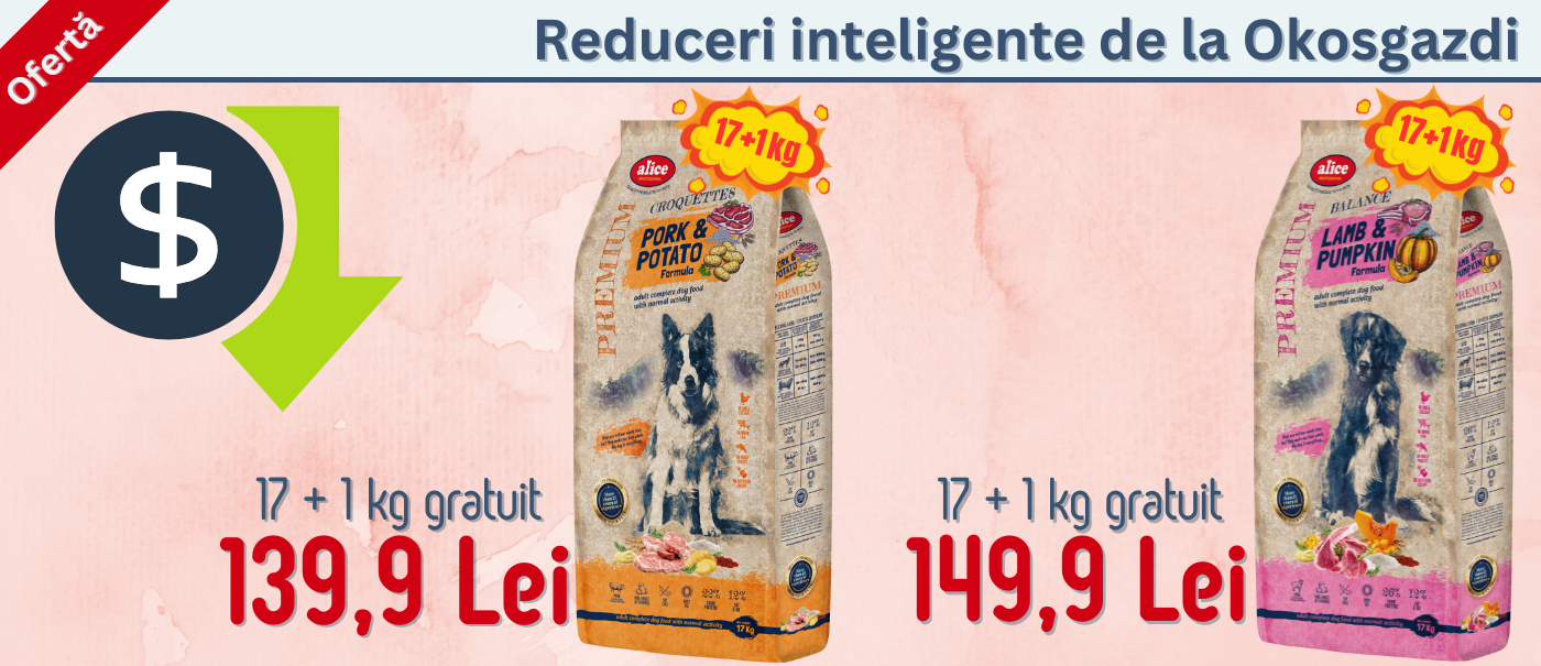 Hrană Alice 17 + 1 kg