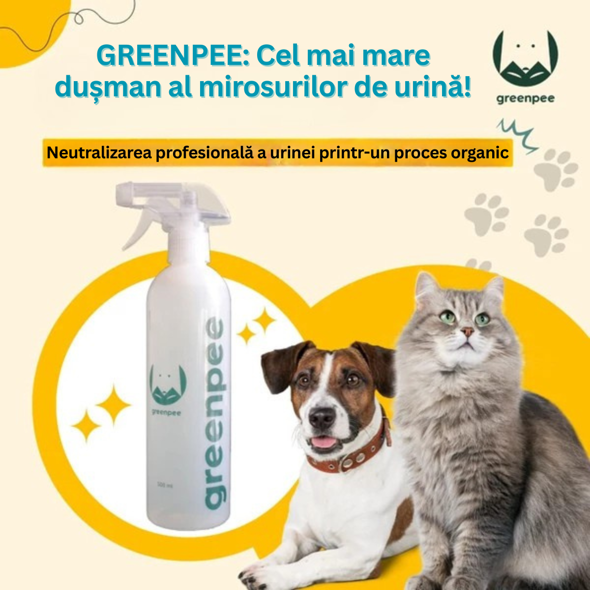 Neutralizator organic de urină și miros Greenpee - zoom