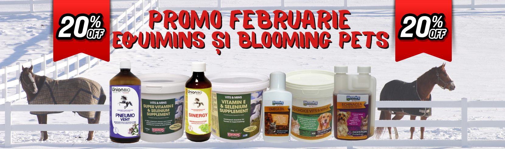 Equimins, Blooming Pets, Union Bio promo