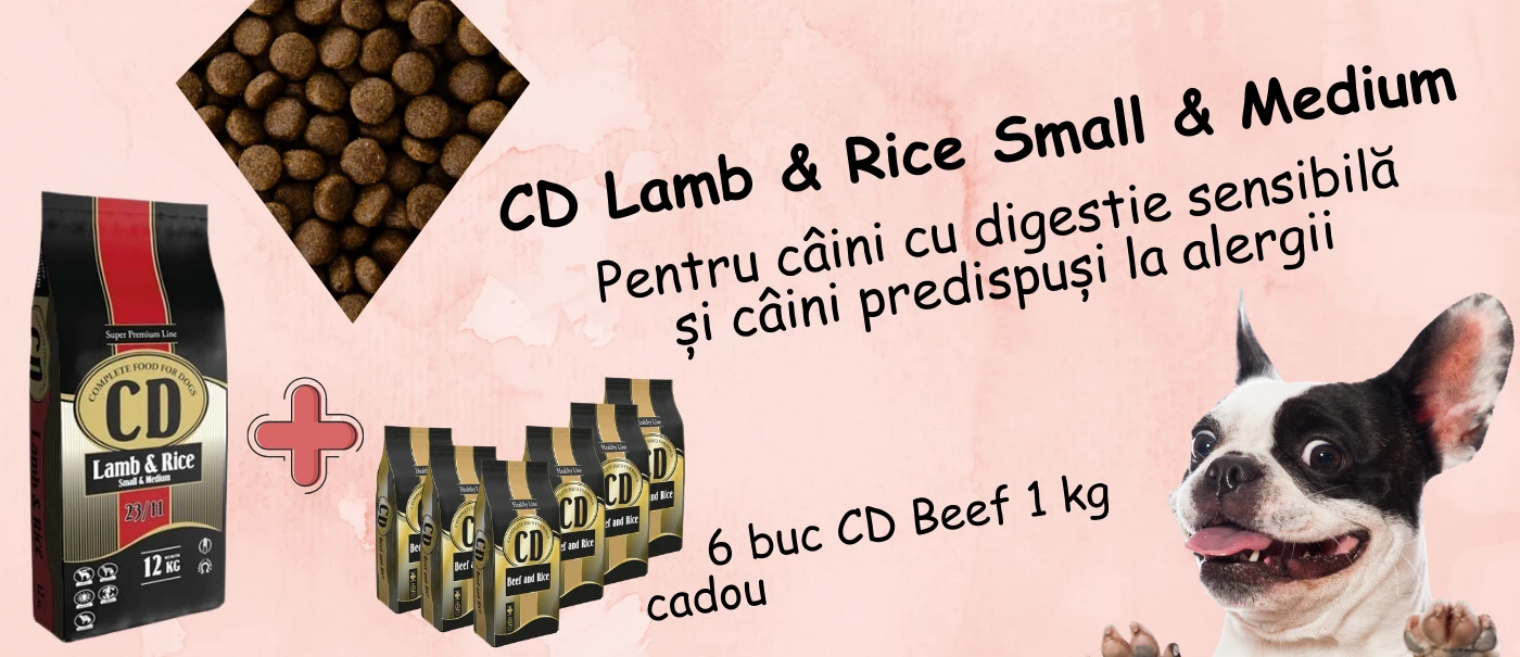 CD Lamb & Rice Small & Medium 12 kg + 6 kg