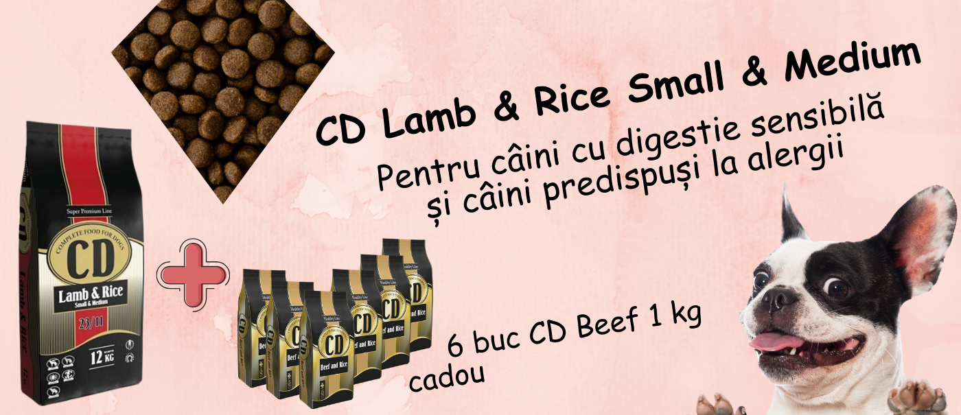 CD Lamb & Rice Small & Medium 12 kg + 6 kg