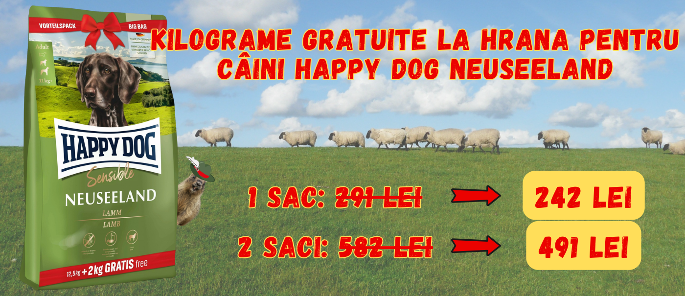 Ambalaj mai mare, același preț +2 kg gratuit în fiecare sac Neuseeland! Ambalaj mai mare, același preț +2 kg gratuit în fiecare sac Neuseeland!