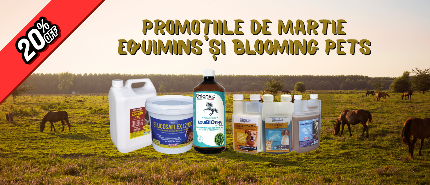 Equimins și Blooming Pets promotie