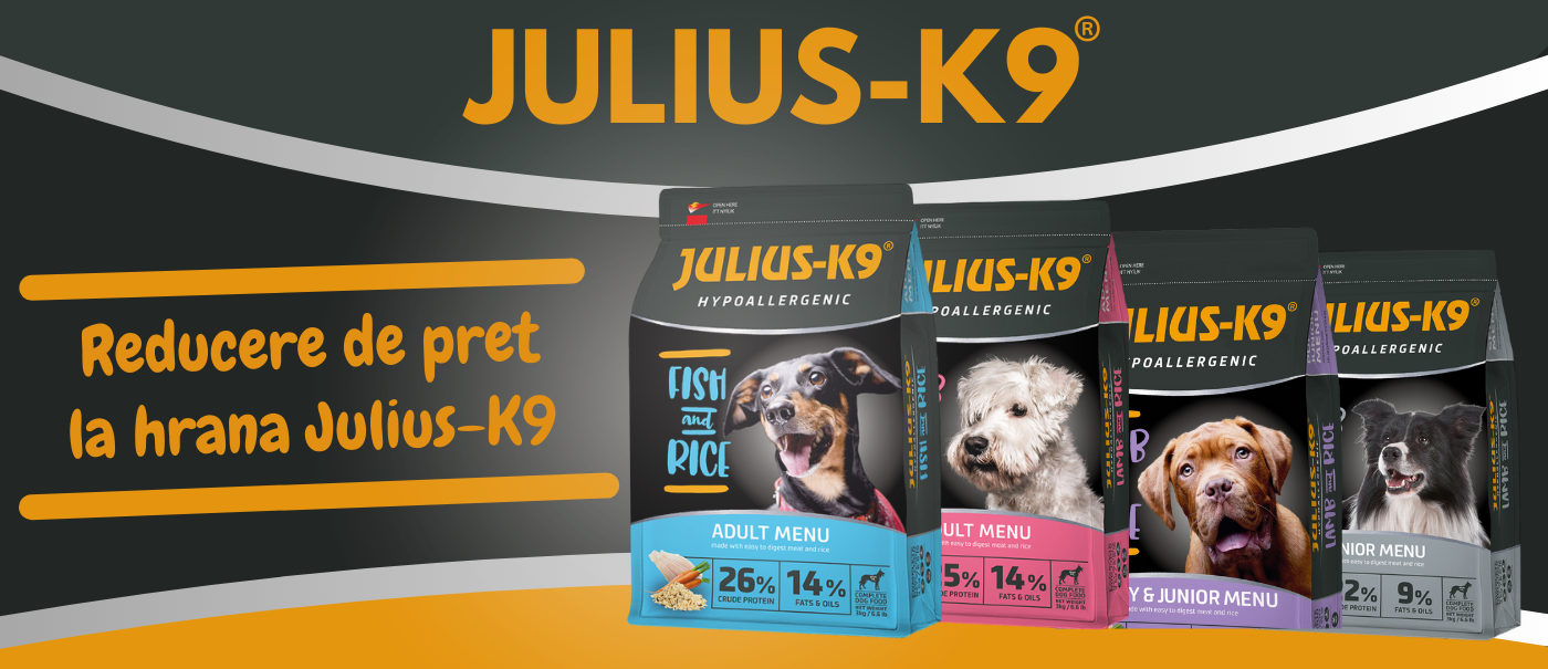 Reducere de pret la hranele Julius-K9