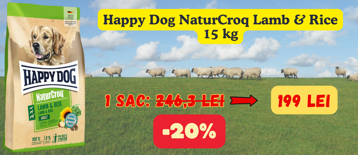 Happy Dog NaturCroq Lamb & Rice - o alegere inteligentă