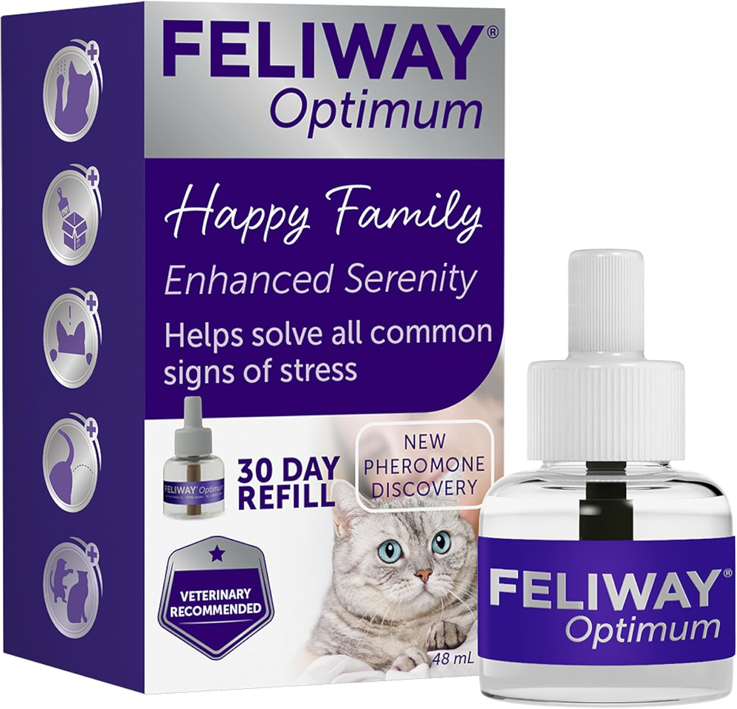 Feliway Optimum difuzor și rezervă pentru pisici - zoom