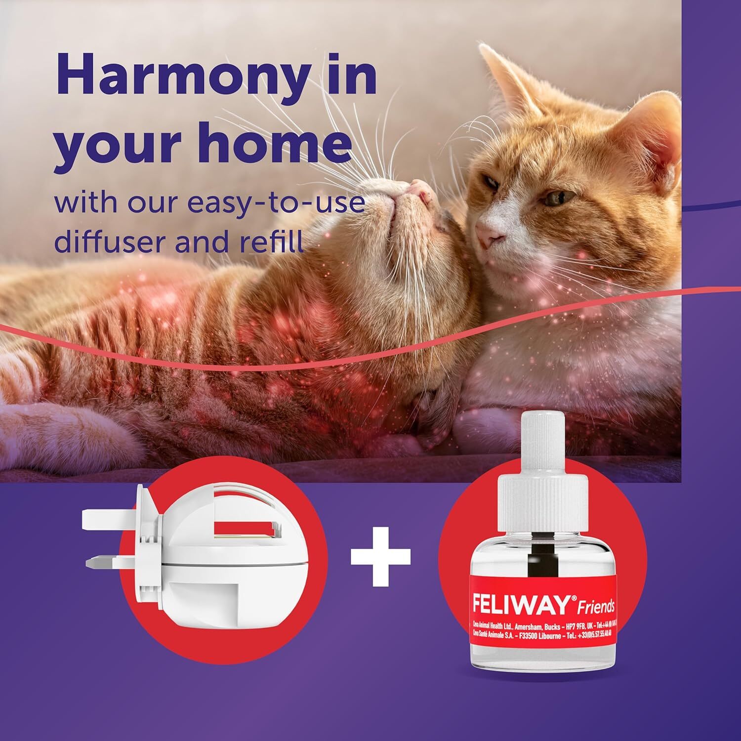 Feliway Friends - Vaporizator cu efect calmant pisici - zoom