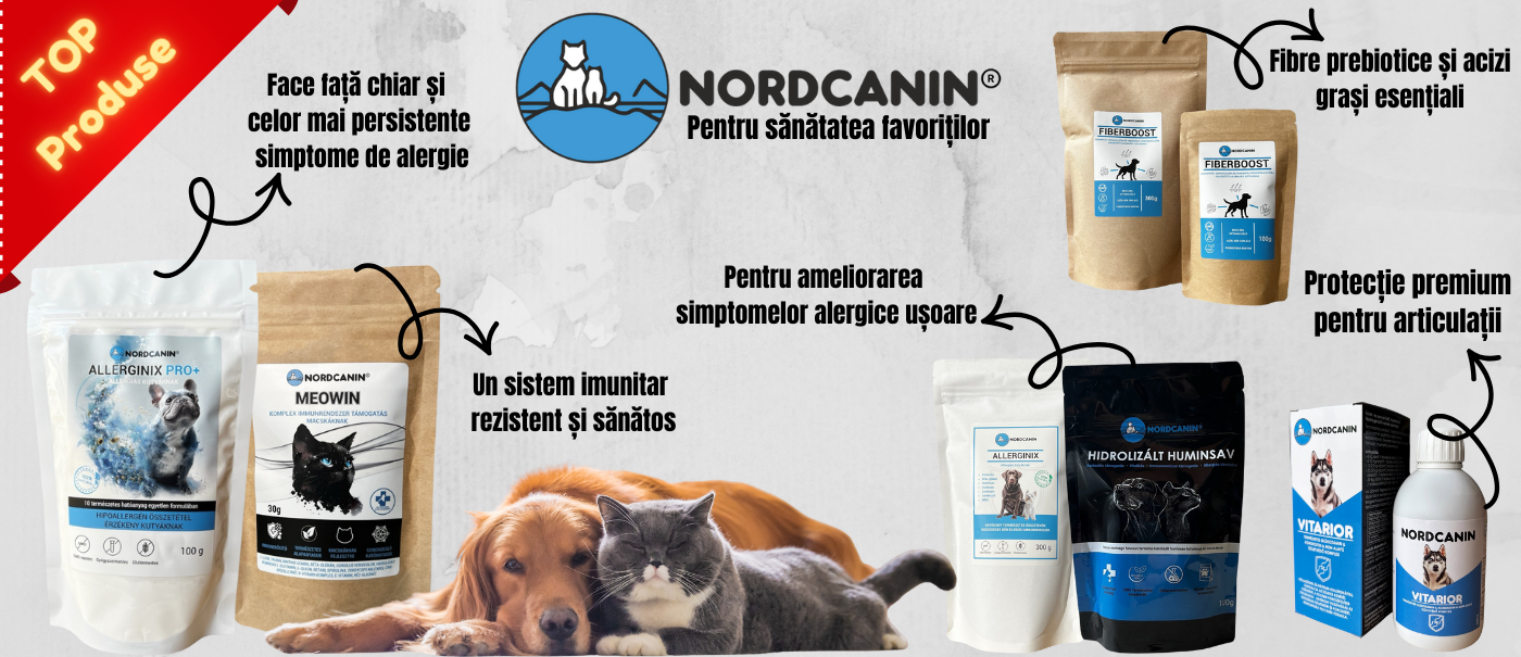 Produse Nordcanin noi pentru sănătatea animalului tău de companie 🐕🐈