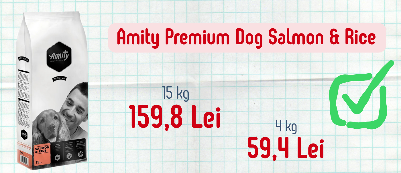 Amity Premium Dog Salmon & Rice