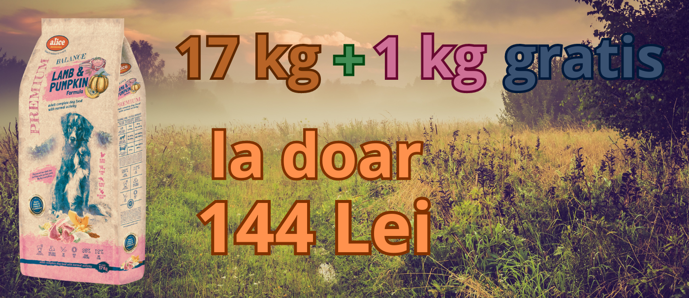 Alice Adult Lamb 17 + 1 kg gratis