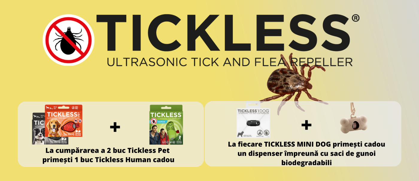 La 2 Tickless Pet primești un Tickless Human
